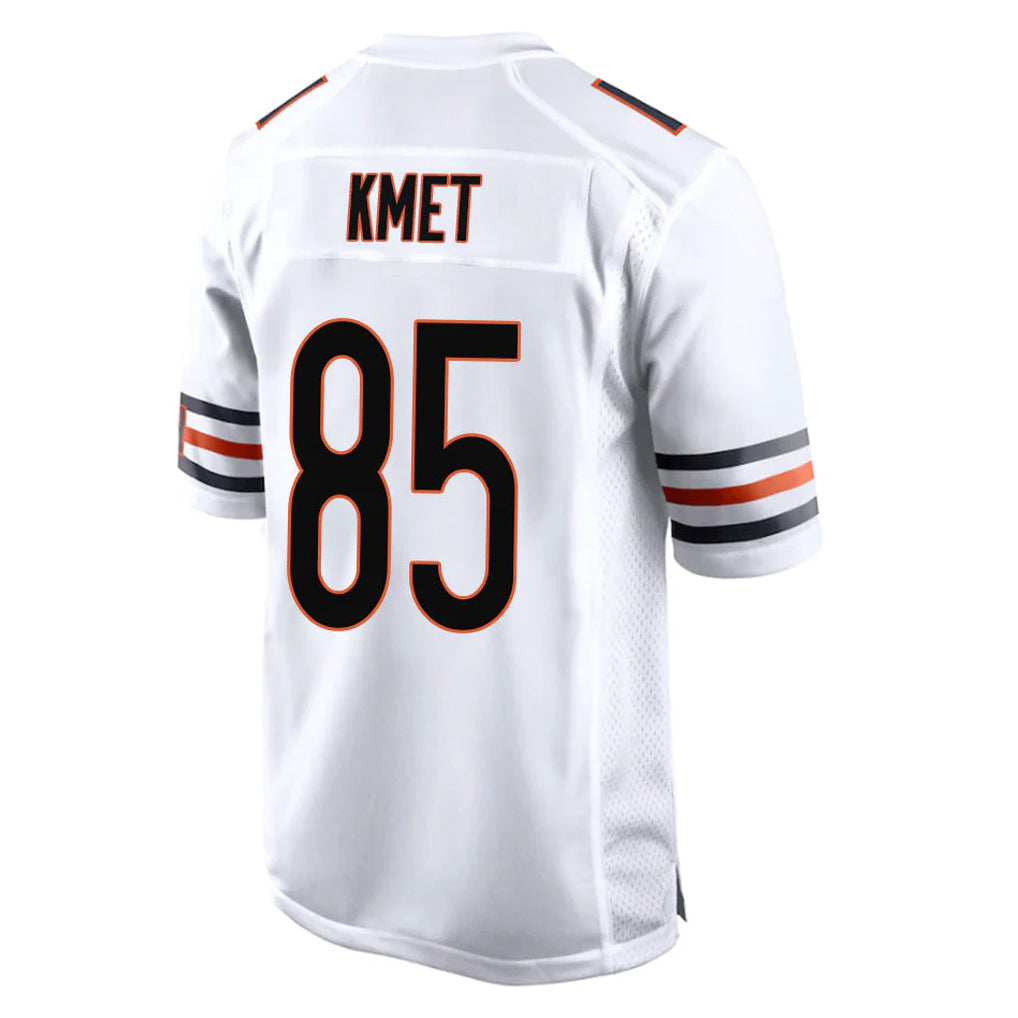 Cooneas C.Bears #85 Cole Kmet Player White Home Game Stitched Jerseys