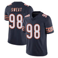 Cooneas C.Bears #98 Montez Sweat Player Navy Vapor Untouchable Limited Home Game Stitched Jerseys