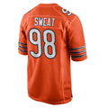 Cooneas C.Bears #98 Montez Sweat Player Orange Home Game Stitched Jerseys