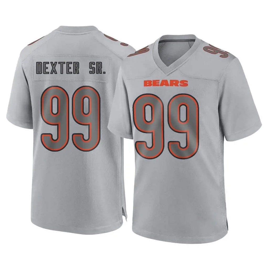 Cooneas C.Bears #99 Gervon Dexter Sr. Player Gray Atmosphere Fashion Game Stitched Jerseys
