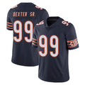 Cooneas C.Bears #99 Gervon Dexter Sr. Player Navy Vapor Untouchable Limited Home Game Stitched Jerseys
