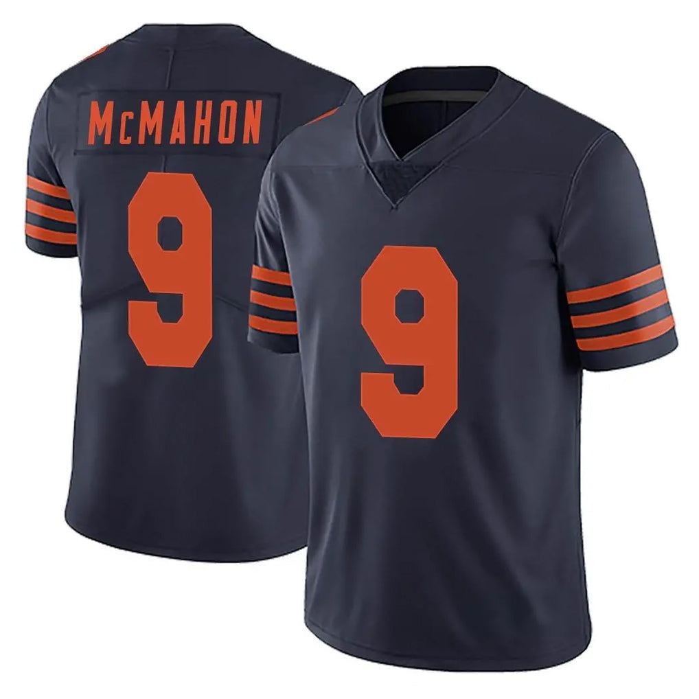 Cooneas C.Bears #9 Jim McMahon Player Navy Blue Alternate Vapor Untouchable Limited Stitched Jerseys