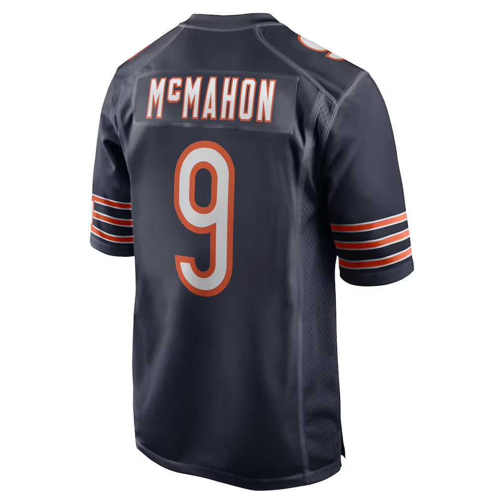 Cooneas C.Bears #9 Jim McMahon Player Navy Home Game Stitched Jerseys