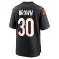 Cooneas C.Bengals #30 Chase Brown Player Black Home Game  Stitched Jerseys