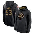 Cooneas C.Bengals #53 Boye Mafe Player Black Salute to Service Pullover Hoodies Limited Stitched Jerseys
