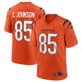Cooneas C.Bengals #85 Chad Johnson Orange Retired Player Alternate Game Jersey American Stitched Jerseys