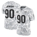 Cooneas C.Bengals #90 Kris Jenkins Jr Player Arctic Camo Salute to Service Limited Stitched Jerseys