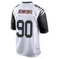 Cooneas C.Bengals #90 Kris Jenkins Jr Player White Alternate Home Game Stitched Jerseys