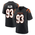 Cooneas C.Bengals #93 Jonathan Allen Player Black Home Game Stitched Jerseys