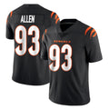 Cooneas C.Bengals #93 Jonathan Allen Player Black Vapor Untouchable Limited Home Game Stitched Jerseys