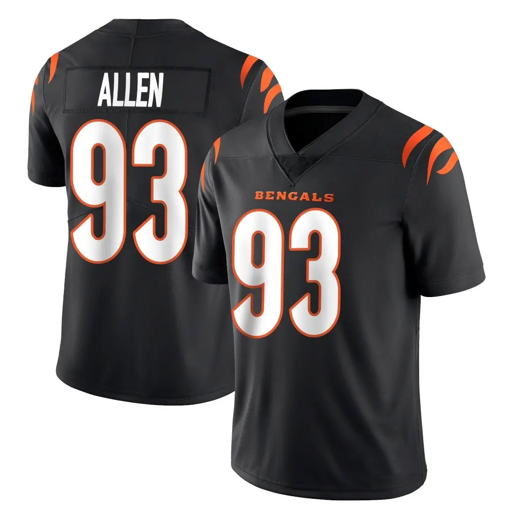 Cooneas C.Bengals #93 Jonathan Allen Player Black Vapor Untouchable Limited Home Game Stitched Jerseys