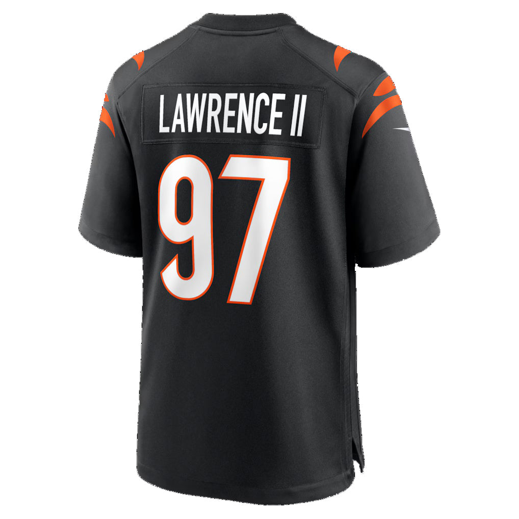 Cooneas C.Bengals #97 Dexter Lawrence II Black Game Stitched Jerseys