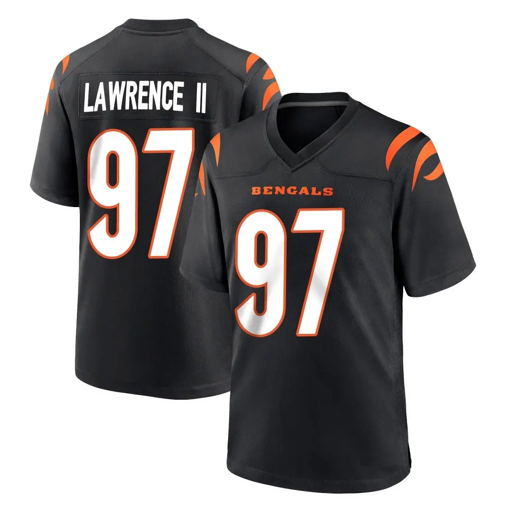 Cooneas C.Bengals #97 Dexter Lawrence II Player Black Home Game Stitched Jerseys