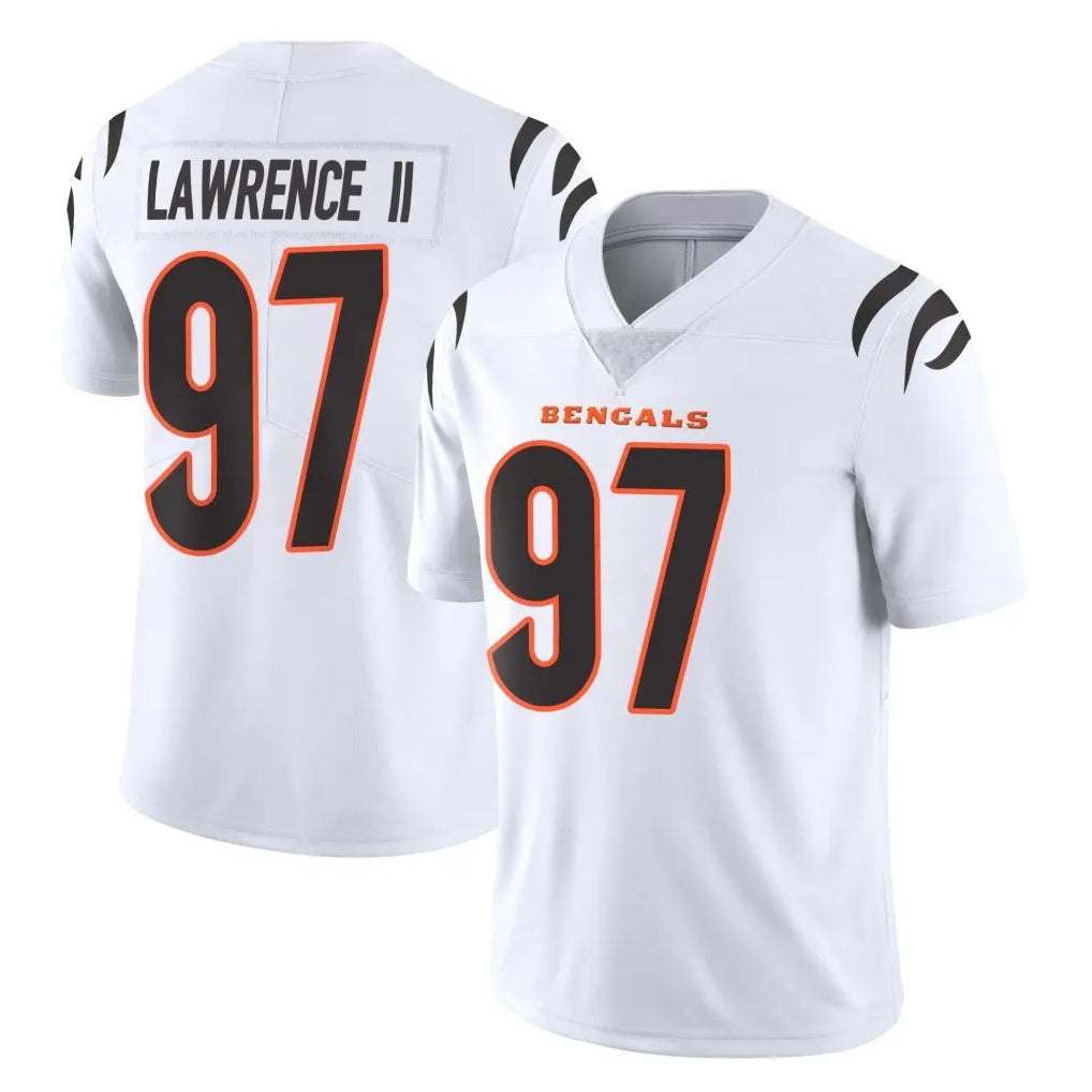 Cooneas C.Bengals #97 Dexter Lawrence II Player White Vapor Untouchable Limited Home Game Stitched Jerseys