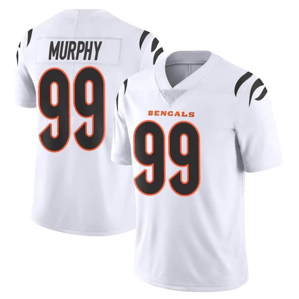 Cooneas C.Bengals #99 Myles Murphy Player White Vapor Untouchable Limited Home Game Stitched Jerseys