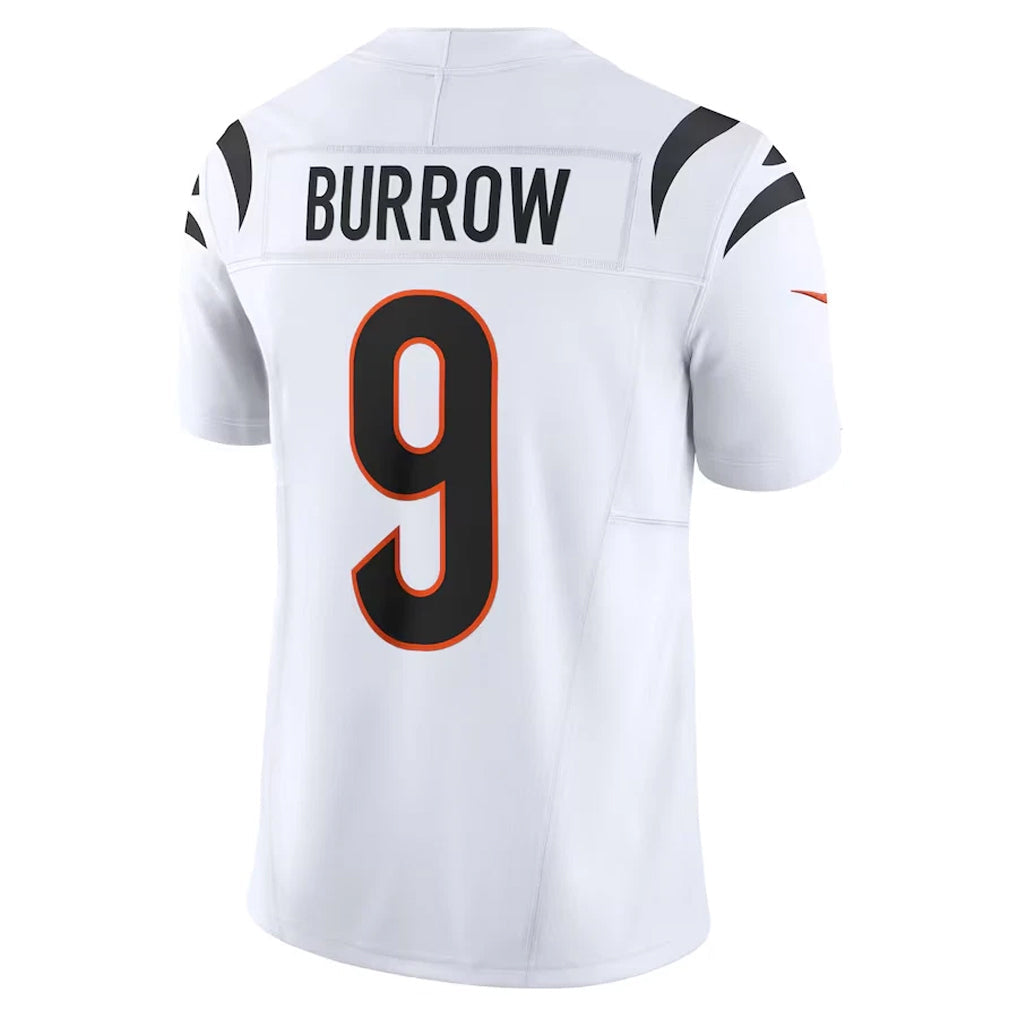 Cooneas C.Bengals #9 Joe Burrow Player White Vapor F.U.S.E. Limited Stitched Jerseys