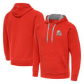 Cooneas C.Browns Orange Brushed Carbon Pullover Hoodie Blank Player Limited Stitched Jerseys