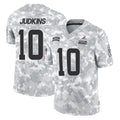 Cooneas C.Browns #10 Quinshon Judkins Player Arctic Camo Salute to Service Limited Home Game Stitched Jerseys