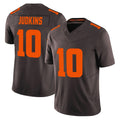 Cooneas C.Browns #10 Quinshon Judkins Player Brown Limited Vapor F.U.S.E. Alternate Game Stitched Jerseys