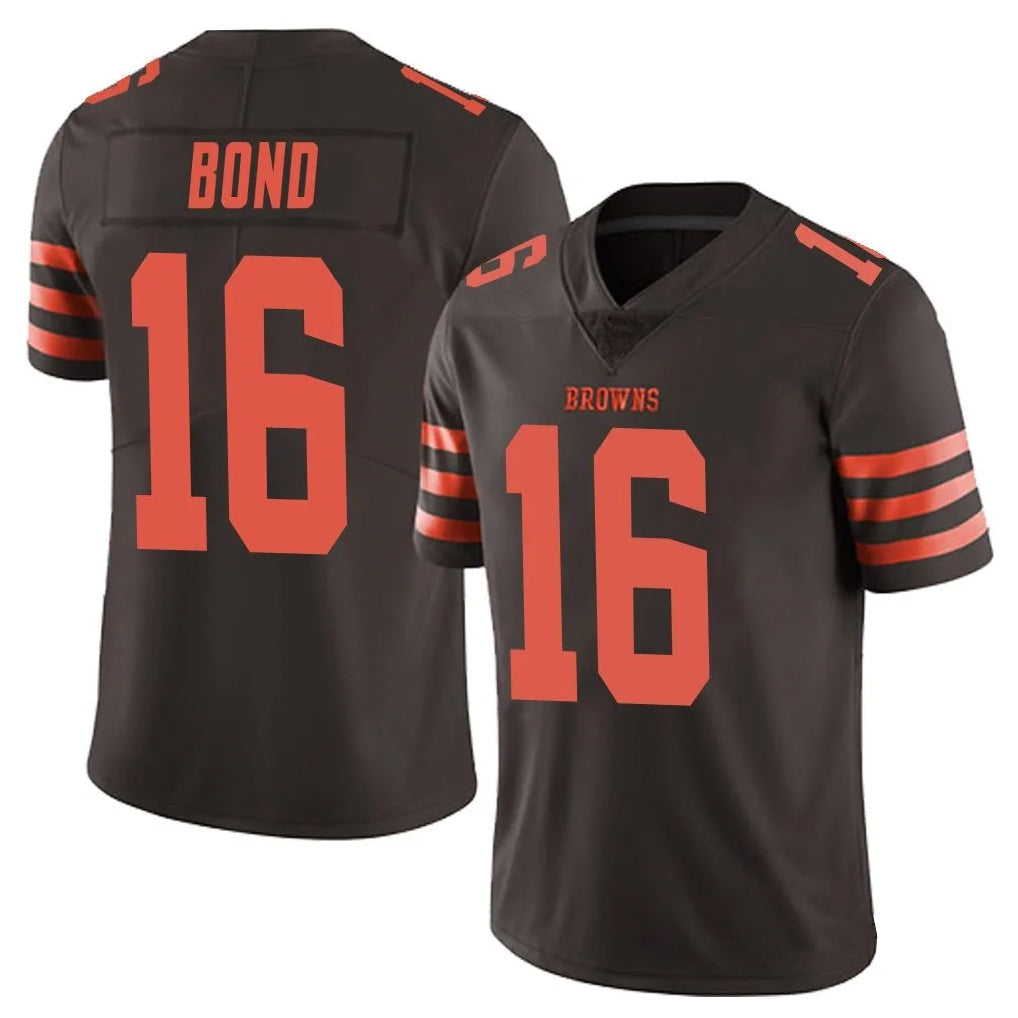Cooneas C.Browns #16 Isaiah Bond Player Brown Vapor Limited Stitched Jerseys