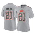 Cooneas C.Browns #21 Denzel Ward Player Gray Atmosphere Fashion Game Stitched Jerseys