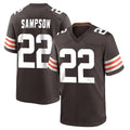 Cooneas C.Browns #22 Dylan Sampson Player Brown Home Game Stitched Jerseys