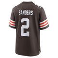 Cooneas C.Browns #2 Shedeur Sanders Brown Game Stitched Jerseys