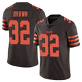 Cooneas C.Browns #32 Jim Brown Player Browns Color Rush Limited Home Game Stitched Jerseys