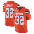 Cooneas C.Browns #32 Jim Brown Player Orange Alternate Vapor Untouchable Limited Home Game Stitched Jerseys
