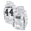Cooneas C.Browns #44 Harold Fannin Jr. Player Arctic Camo Salute to Service Hoodies Limited Game Stitched Jerseys