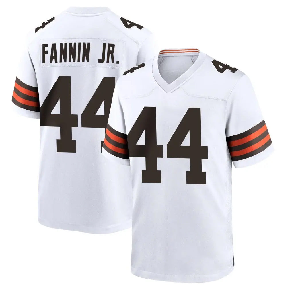 Cooneas C.Browns #44 Harold Fannin Jr. Player White Home Game Stitched Jerseys