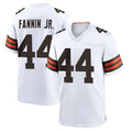 Cooneas C.Browns #44 Harold Fannin Jr. Player White Home Game Stitched Jerseys