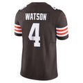 Cooneas C.Browns #4 Deshaun Watson Brown Vapor F.U.S.E. Limited Stitched Jerseys