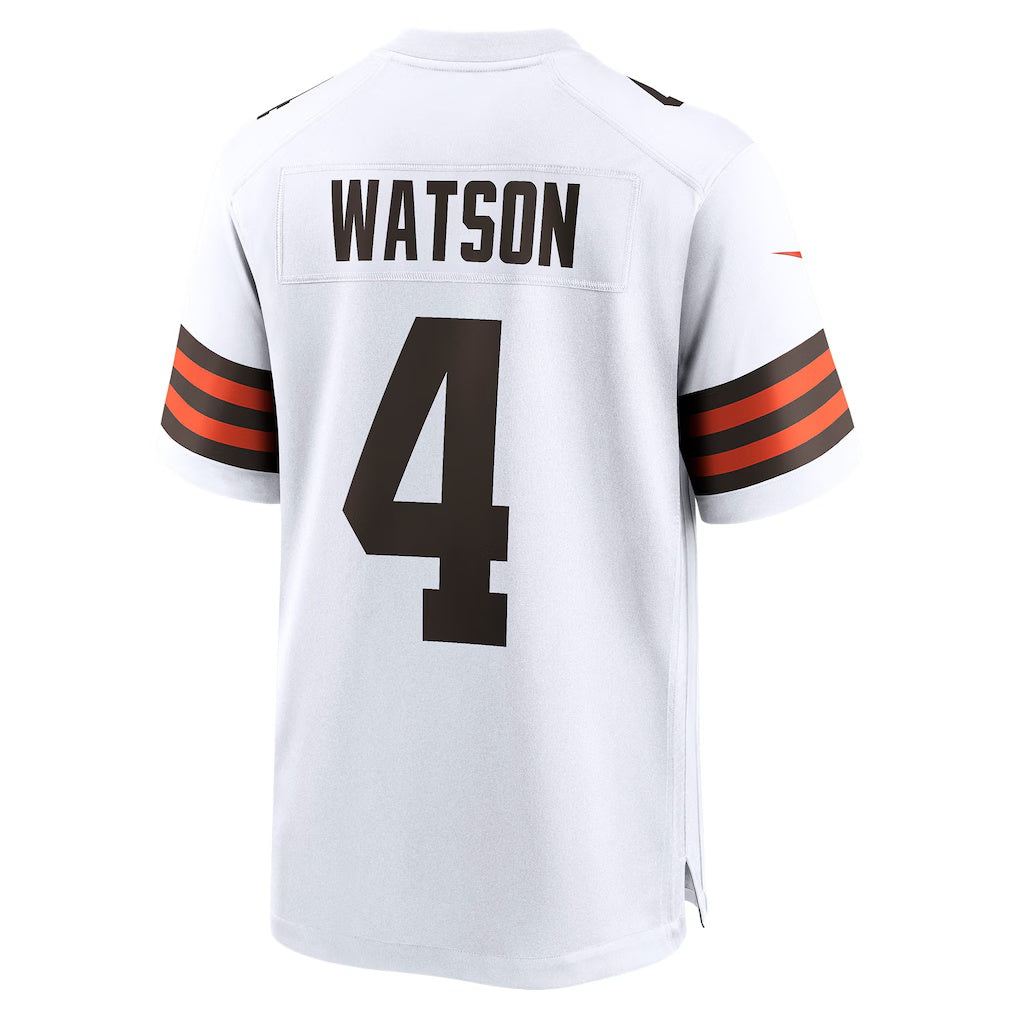 Cooneas C.Browns #4 Deshaun Watson White Game Stitched Jerseys