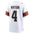 Cooneas C.Browns #4 Deshaun Watson White Game Stitched Jerseys