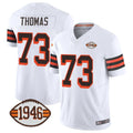Cooneas C.Browns #73 Joe Thomas Player White Limited Vapor F.U.S.E. Alternate Game Stitched Jerseys