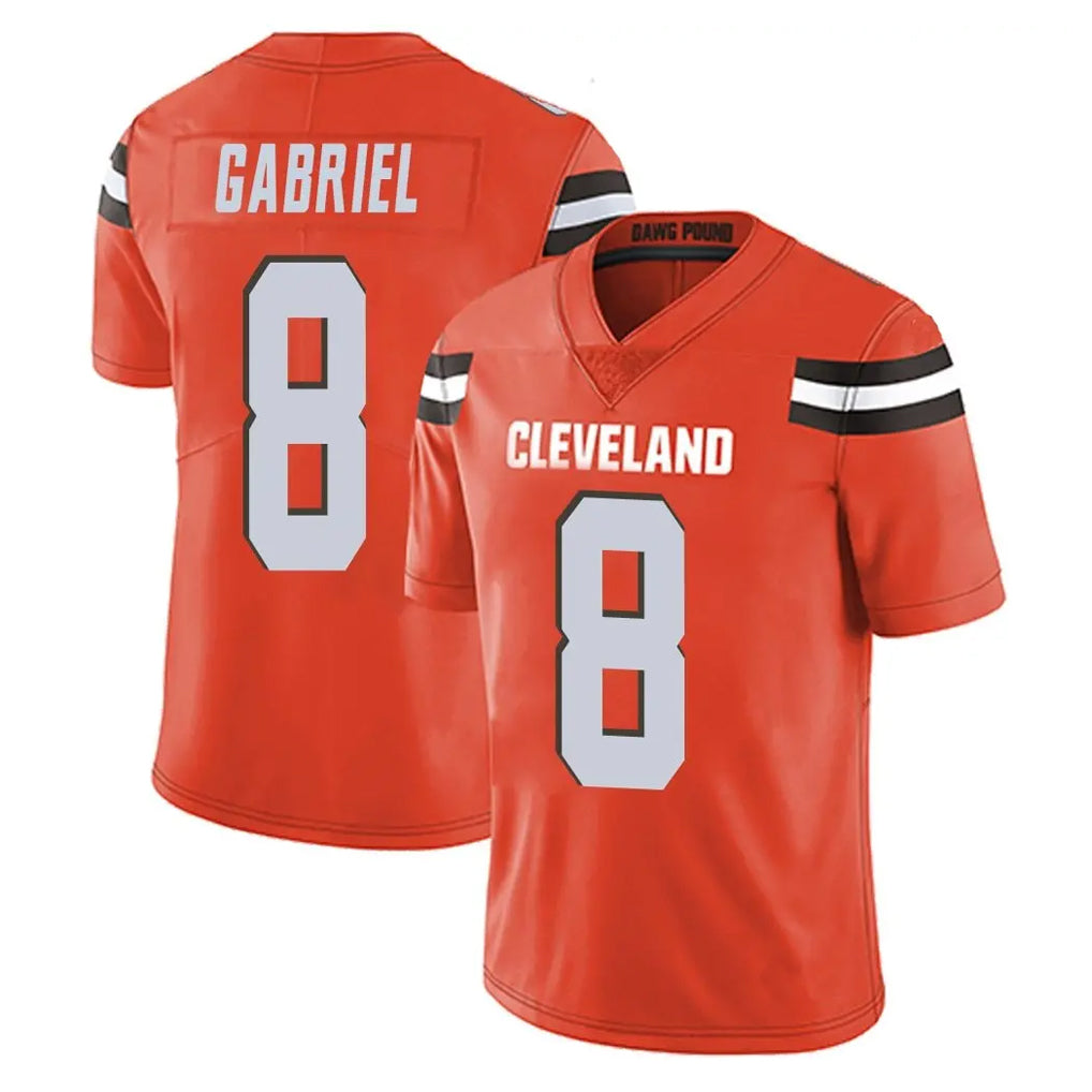 Cooneas C.Browns #8 Dillon Gabriel Player Orange Alternate Vapor Untouchable Limited Home Game Stitched Jerseys