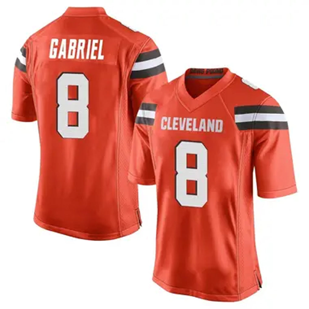 Cooneas C.Browns #8 Dillon Gabriel Player Orange Game Stitched Jerseys