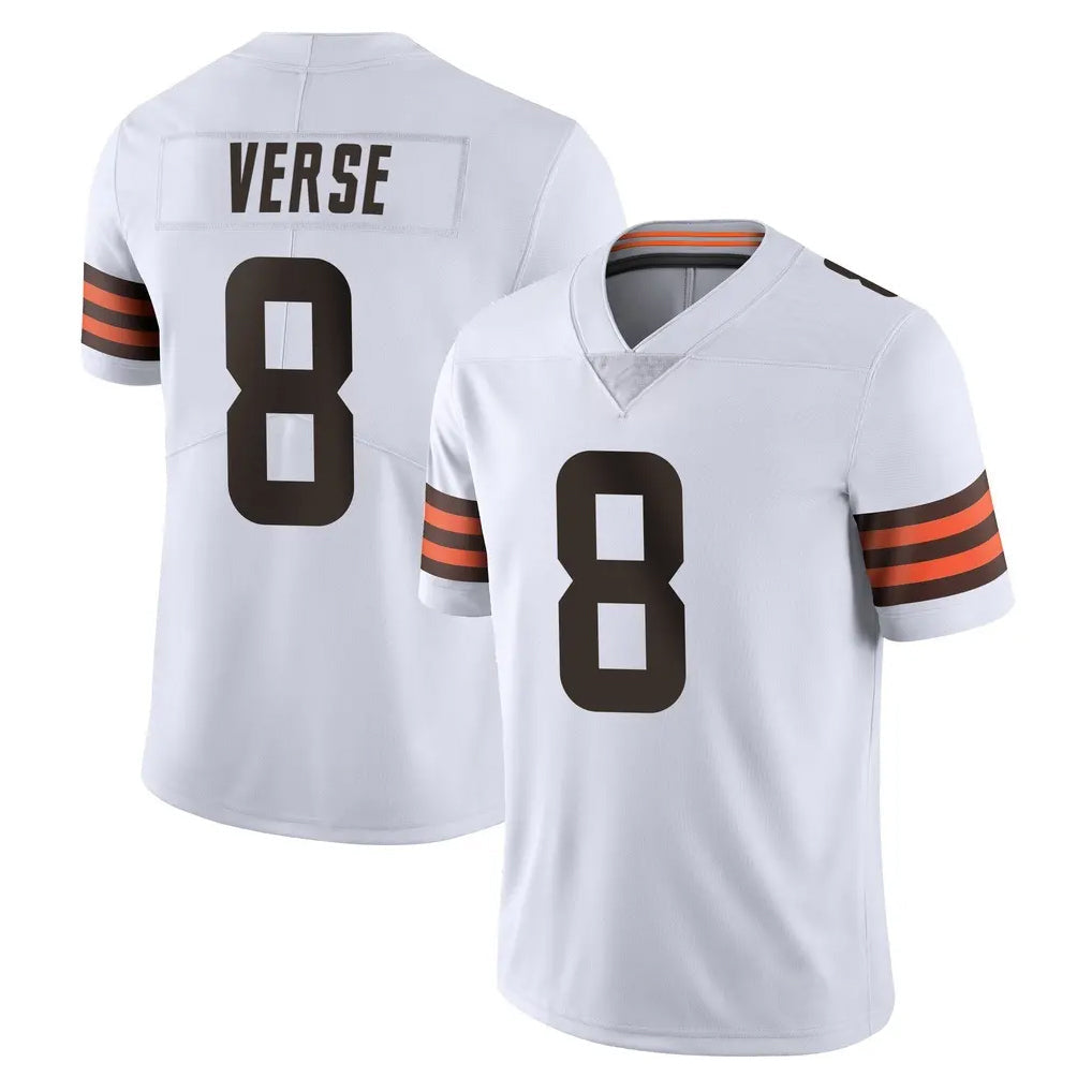 Cooneas C.Browns #8 Jared Verse Player White Vapor Untouchable Limited Home Game Stitched Jerseys