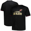 Cooneas C.Cavaliers Black Big & Tall Pop Full-Button Jerseys
