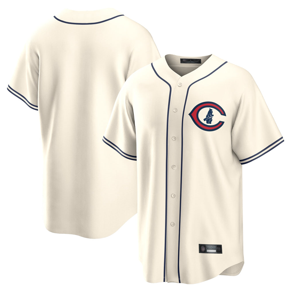 Cooneas C.Cubs Cream Field of Dreams Home Game Blank Player Stitched Jerseys