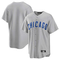 Cooneas C.Cubs Gray Home Game Blank Player Stitched Jerseys