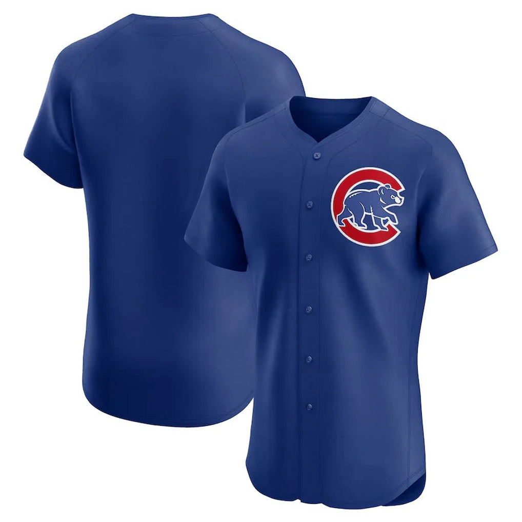 Cooneas C.Cubs Royal Limited Elite Home Game Blank Player Stitched Jerseys