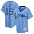 Cooneas C.Cubs #15 Carson Kelly Player Blue T-shirt Cooperstown Collection Limited Stitched Jerseys