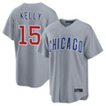 Cooneas C.Cubs #15 Carson Kelly Player Gray Home Game Stitched Jerseys