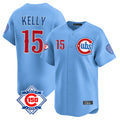 Cooneas C.Cubs #15 Carson Kelly Player Light Blue 150th Anniversary Limited Home Stitched Jerseys
