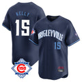 Cooneas C.Cubs #15 Carson Kelly Player Navy City Connect 150th Anniversary Limited Home Stitched Jerseys