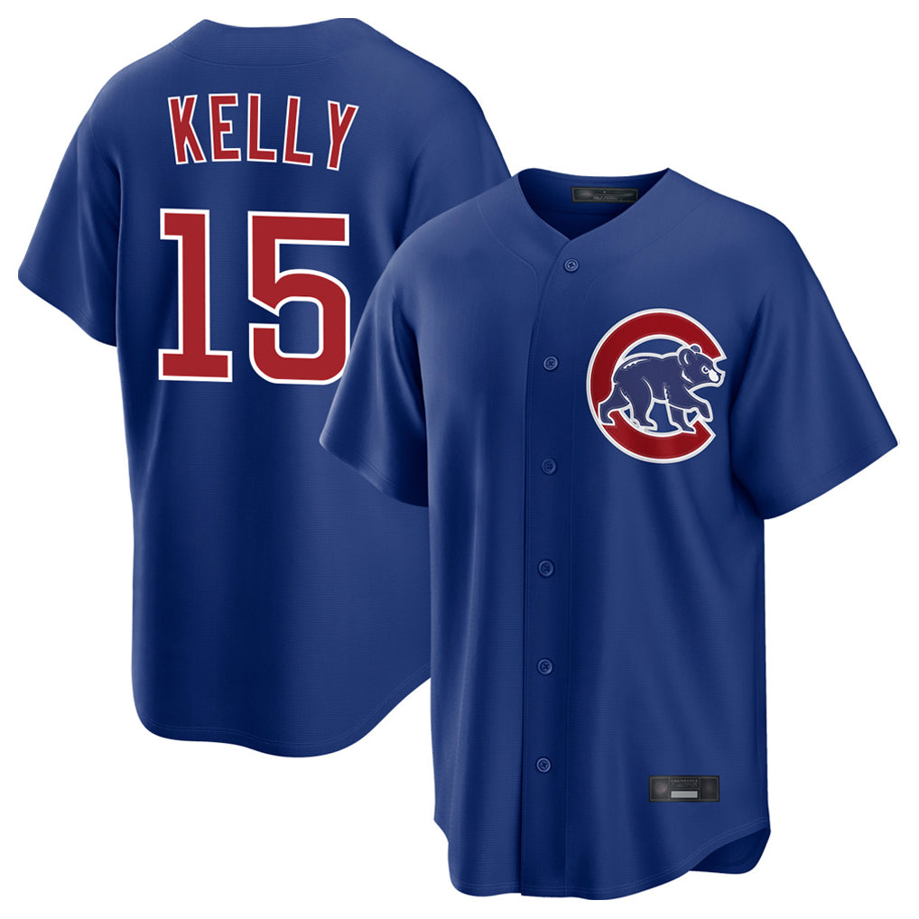 Cooneas C.Cubs #15 Carson Kelly Player Royal Limited Home Stitched Jerseys