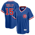 Cooneas C.Cubs #15 Carson Kelly Player Royal T-shirt Cooperstown Collection Limited Stitched Jerseys