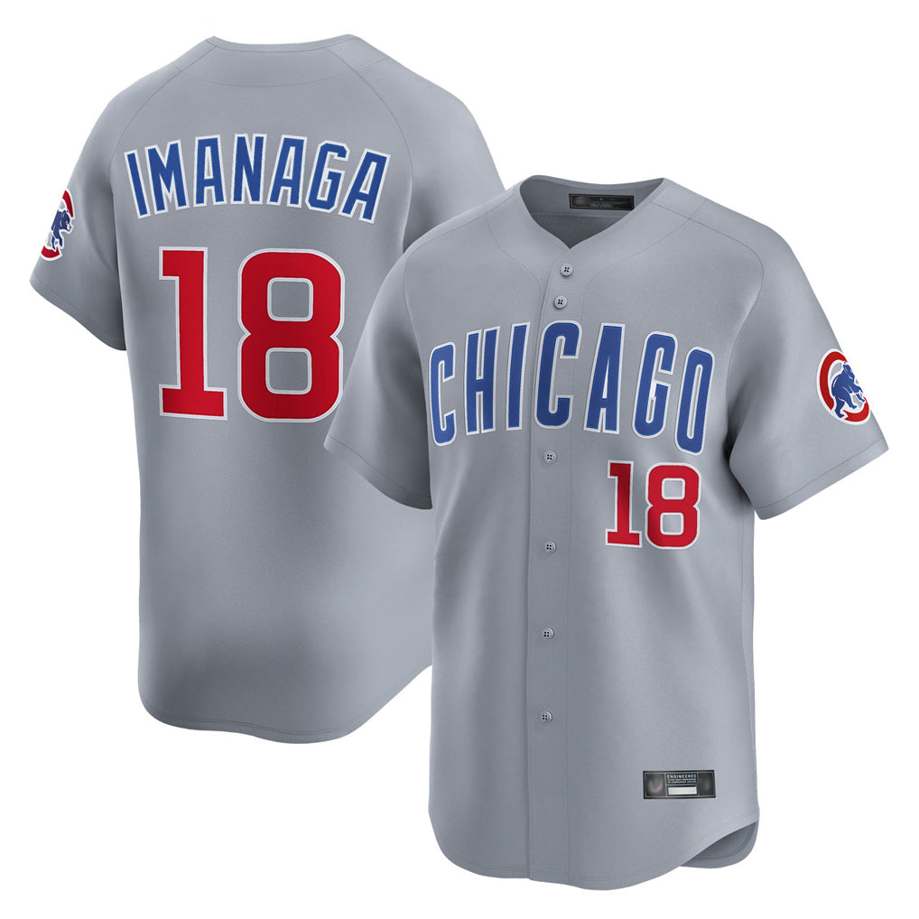 Cooneas C.Cubs #18 Shota Imanaga Player Gray Road Limited Home Stitched Jerseys
